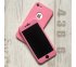 360° kryt silikónový iPhone 7/8 - ružový